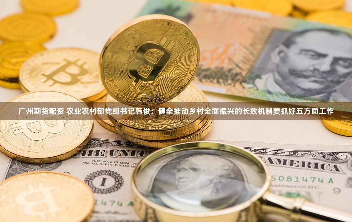 广州期货配资 农业农村部党组书记韩俊：健全推动乡村全面振兴的长效机制要抓好五方面工作