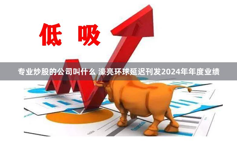 专业炒股的公司叫什么 濠亮环球延迟刊发2024年年度业绩